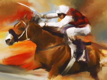 Original Sports Paintings by Gull G