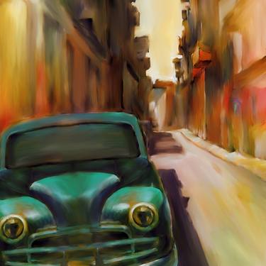 Original Car Paintings by Gull G