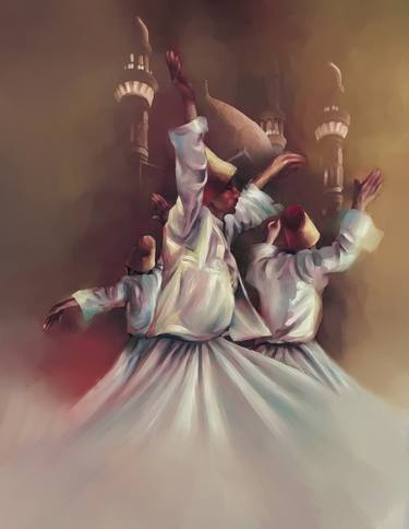 Darwesh Sufi dancing art hht4 thumb