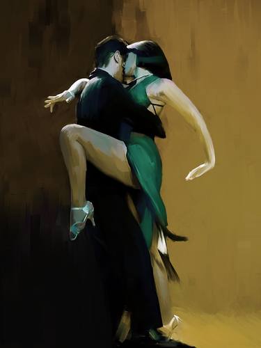 Beautiful Tango dancing couple 1wc thumb