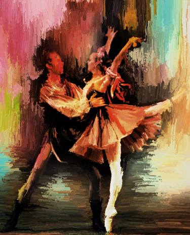 Ballet couple art thumb