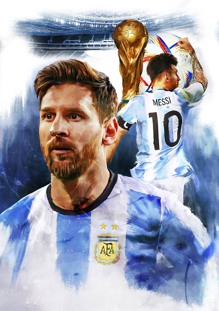 Lionel Messi And Cristiano Ronaldo Painting By Paul Meijering Pixels ...