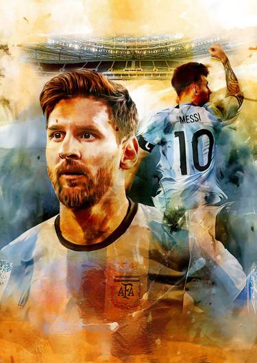 Lionel Messi Soccer Player 3pdd thumb