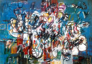 Original Abstract Paintings by Servet Poghosyan