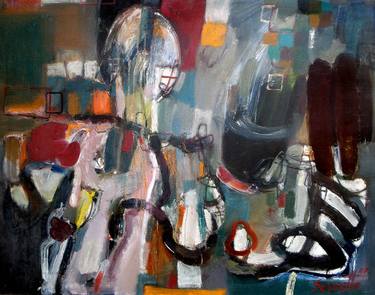 Original Abstract Paintings by Servet Poghosyan