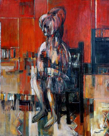 Original Figurative Abstract Paintings by Servet Poghosyan
