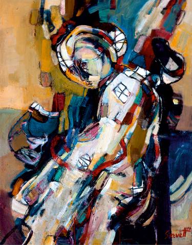 Original Abstract Paintings by Servet Poghosyan