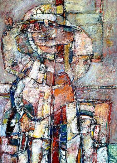 Original Abstract Expressionism Abstract Paintings by Servet Poghosyan