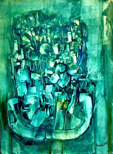 Print of Abstract Paintings by Servet Poghosyan
