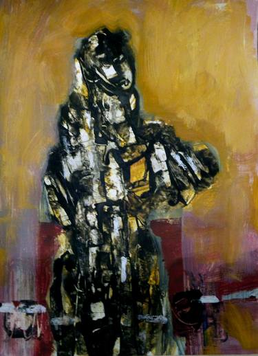Original Figurative Abstract Paintings by Servet Poghosyan