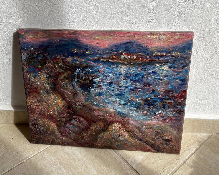 Original Abstract Expressionism Landscape Painting by Zachary Zorbas