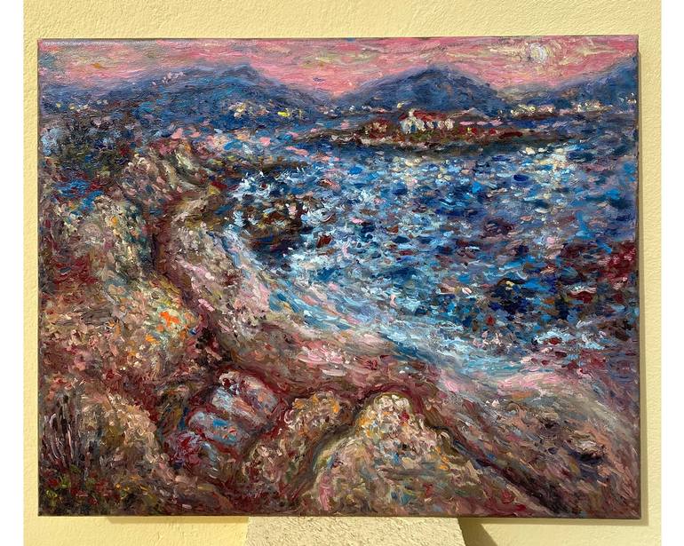 Original Abstract Expressionism Landscape Painting by Zachary Zorbas