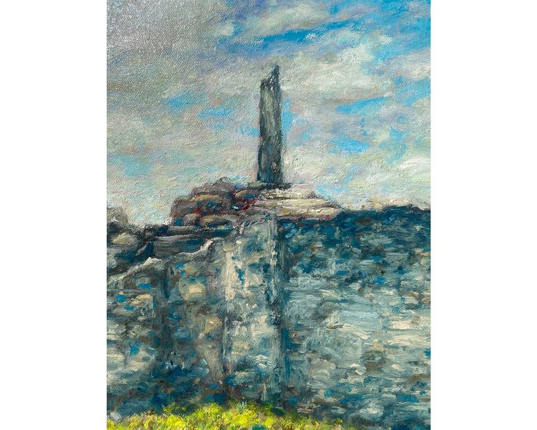 Original Abstract Landscape Painting by Zac Zorbas