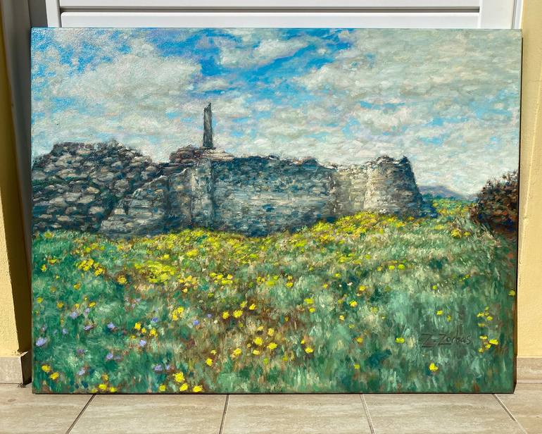 Original Abstract Landscape Painting by Zac Zorbas