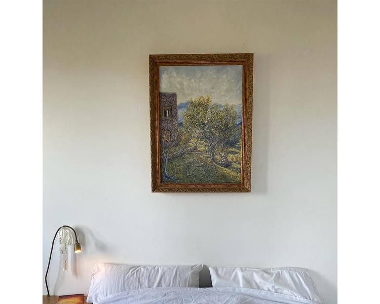 Original Abstract Expressionism Landscape Painting by Zac Zorbas