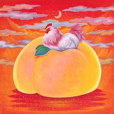 PEACH PARADISE-Red chicken thumb