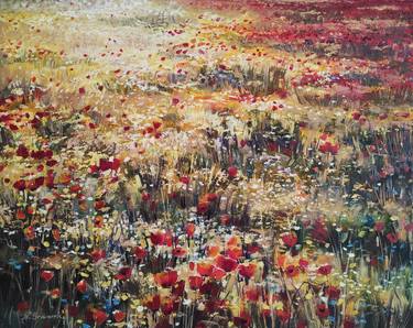 Print of Impressionism Garden Paintings by Natalia Browarnik