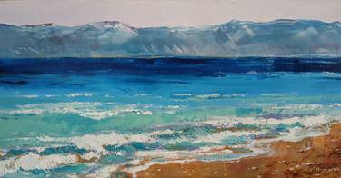 Original Abstract Expressionism Seascape Paintings by Natalia Browarnik