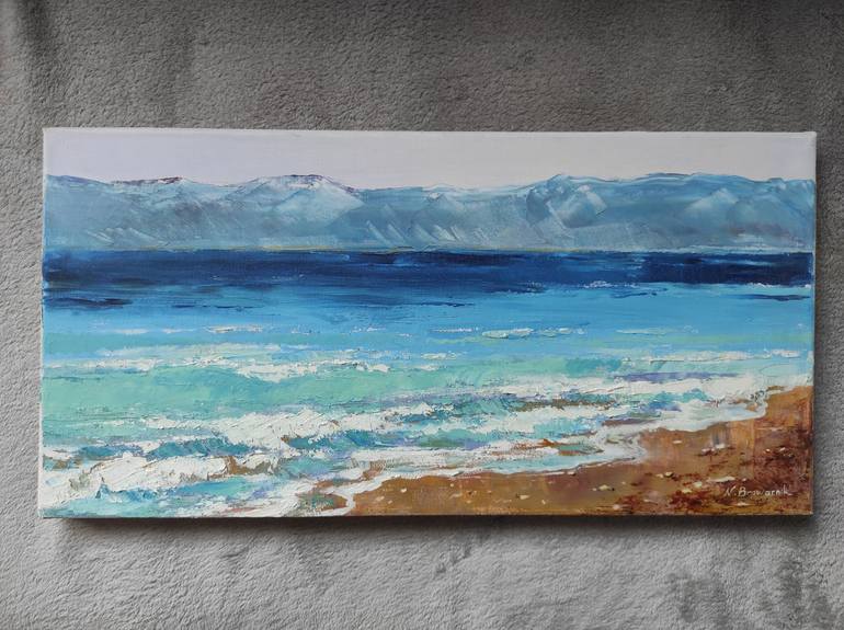 Original Seascape Painting by Natalia Browarnik