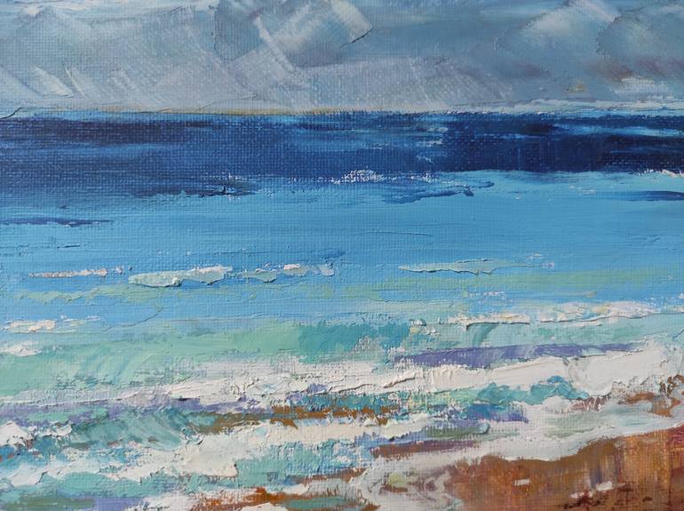 Original Seascape Painting by Natalia Browarnik