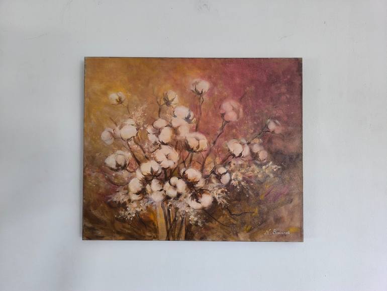Original Realism Floral Painting by Natalia Browarnik