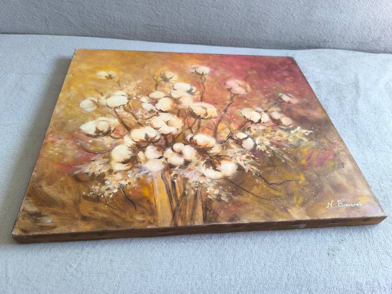 Original Realism Floral Painting by Natalia Browarnik
