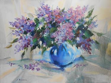 Original Floral Paintings by Natalia Browarnik