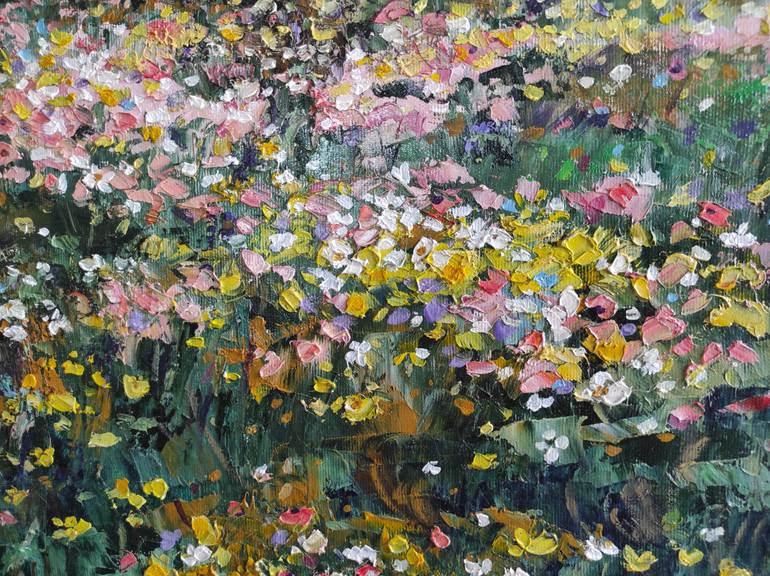 Original Impressionism Landscape Painting by Natalia Browarnik