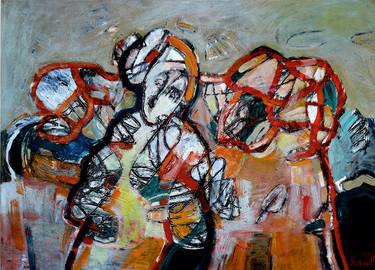 Original Abstract Paintings by Servet Poghosyan