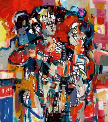 Original Abstract Paintings by Servet Poghosyan