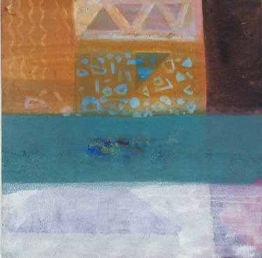 Original Abstract Expressionism Abstract Painting by Shailesh Dabholkar