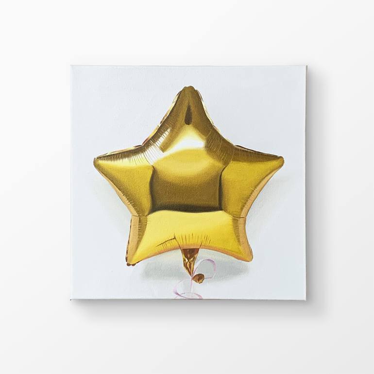 Gold star Painting by Gemma Gen Saatchi Art