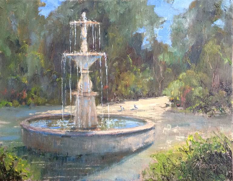 Sunlit Fountain