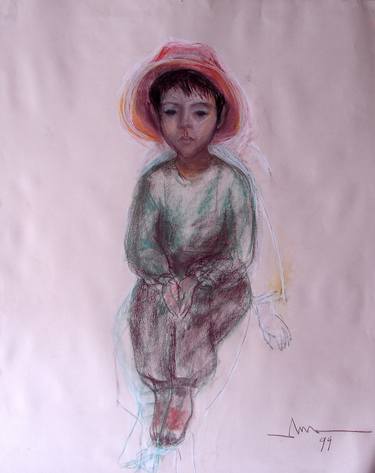 Print of Modern Children Paintings by Tran Tuan