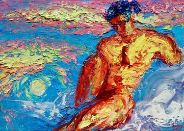 Print of Modern Nude Paintings by Tran Tuan