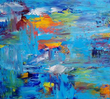 Original Abstract Paintings by Tran Tuan