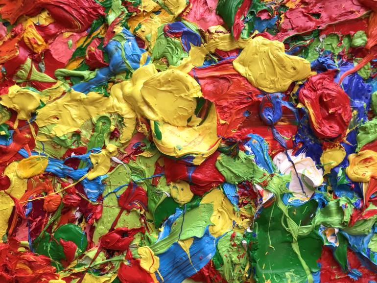 Original Abstract Painting by Tran Tuan
