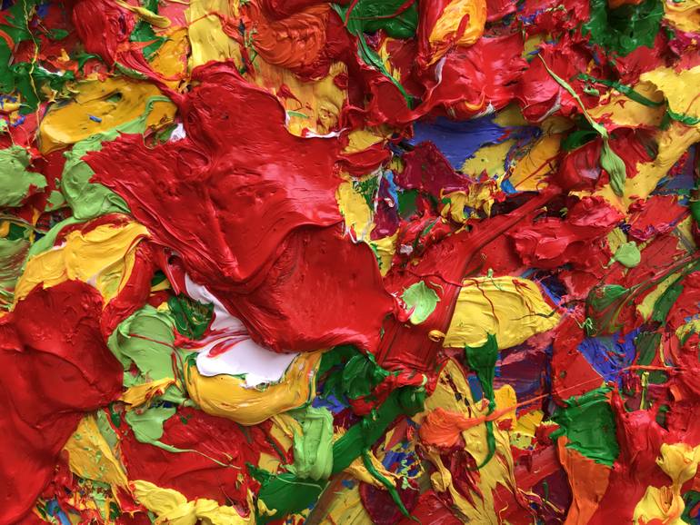 Original Abstract Painting by Tran Tuan