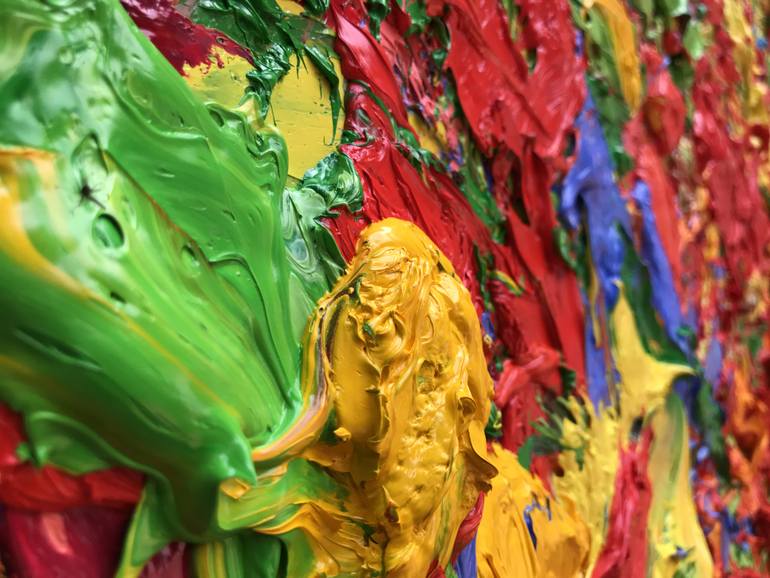 Original Abstract Painting by Tran Tuan