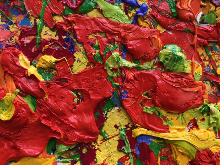 Original Abstract Painting by Tran Tuan