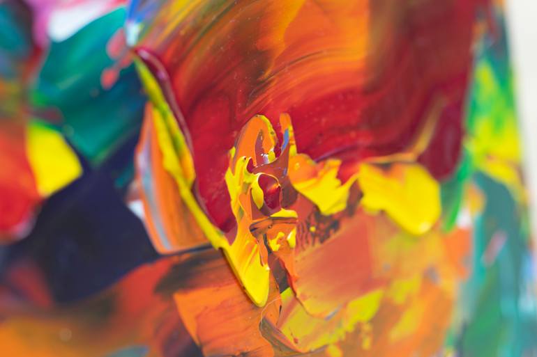 Original Abstract Painting by Tran Tuan