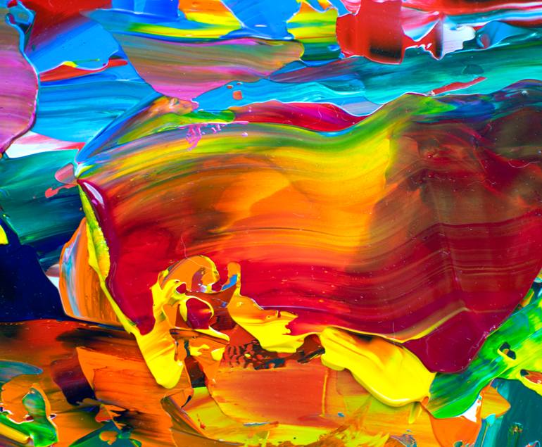 Original Abstract Painting by Tran Tuan