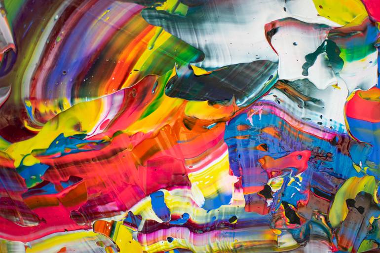 Original Abstract Painting by Tran Tuan