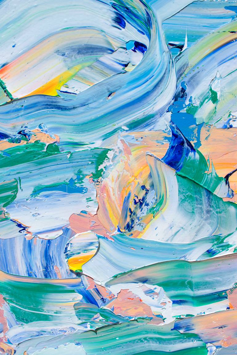Original Abstract Painting by Tran Tuan
