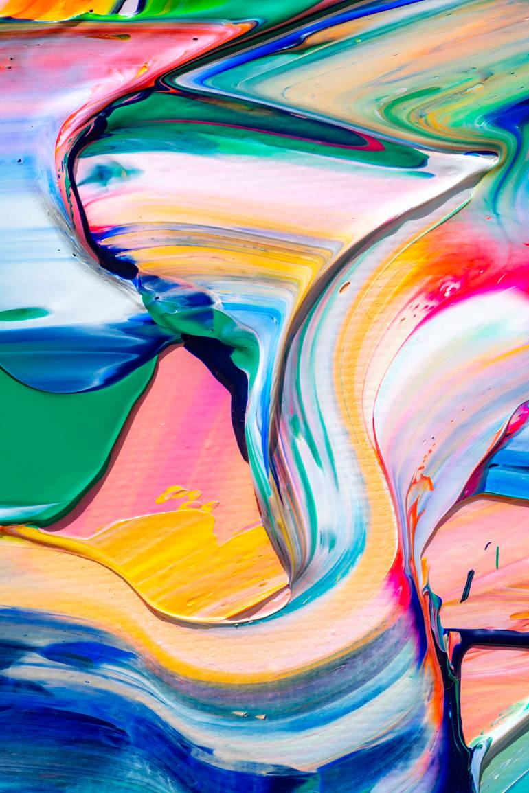 Original Abstract Painting by Tran Tuan