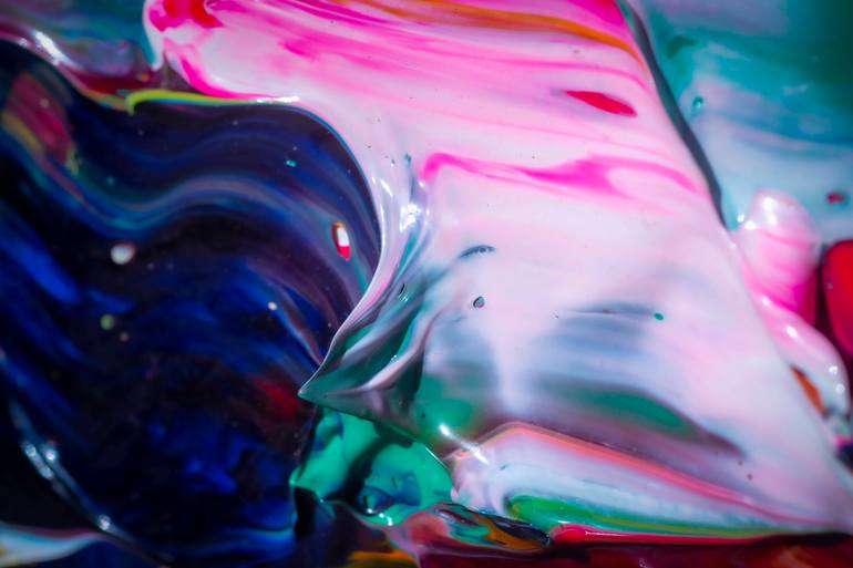 Original Abstract Painting by Tran Tuan