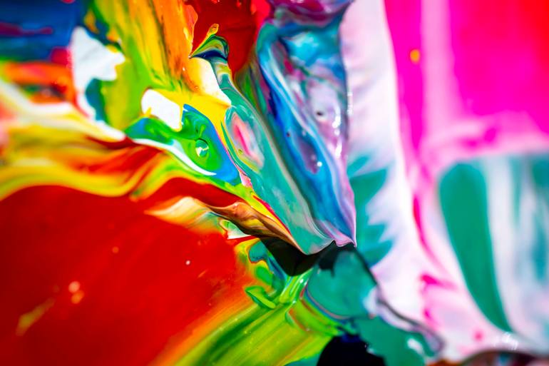 Original Abstract Painting by Tran Tuan