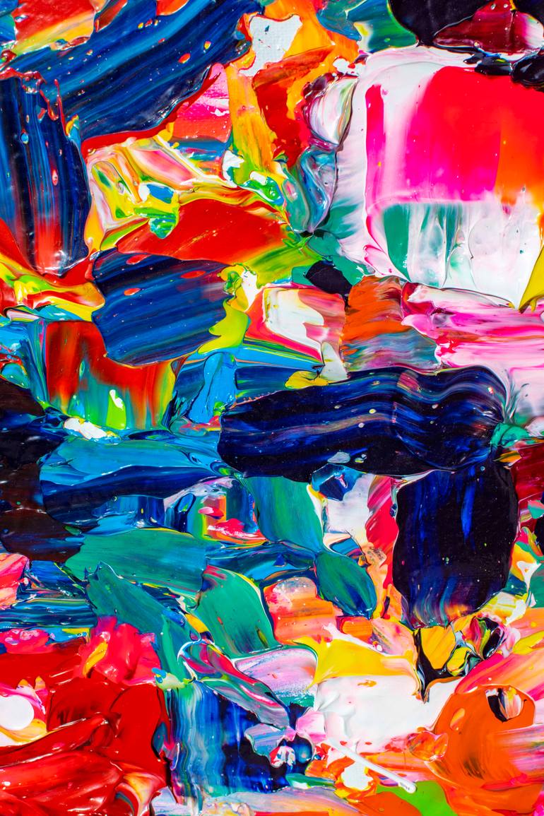 Original Abstract Painting by Tran Tuan