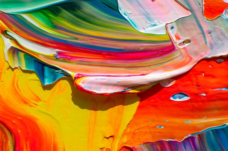 Original Abstract Painting by Tran Tuan