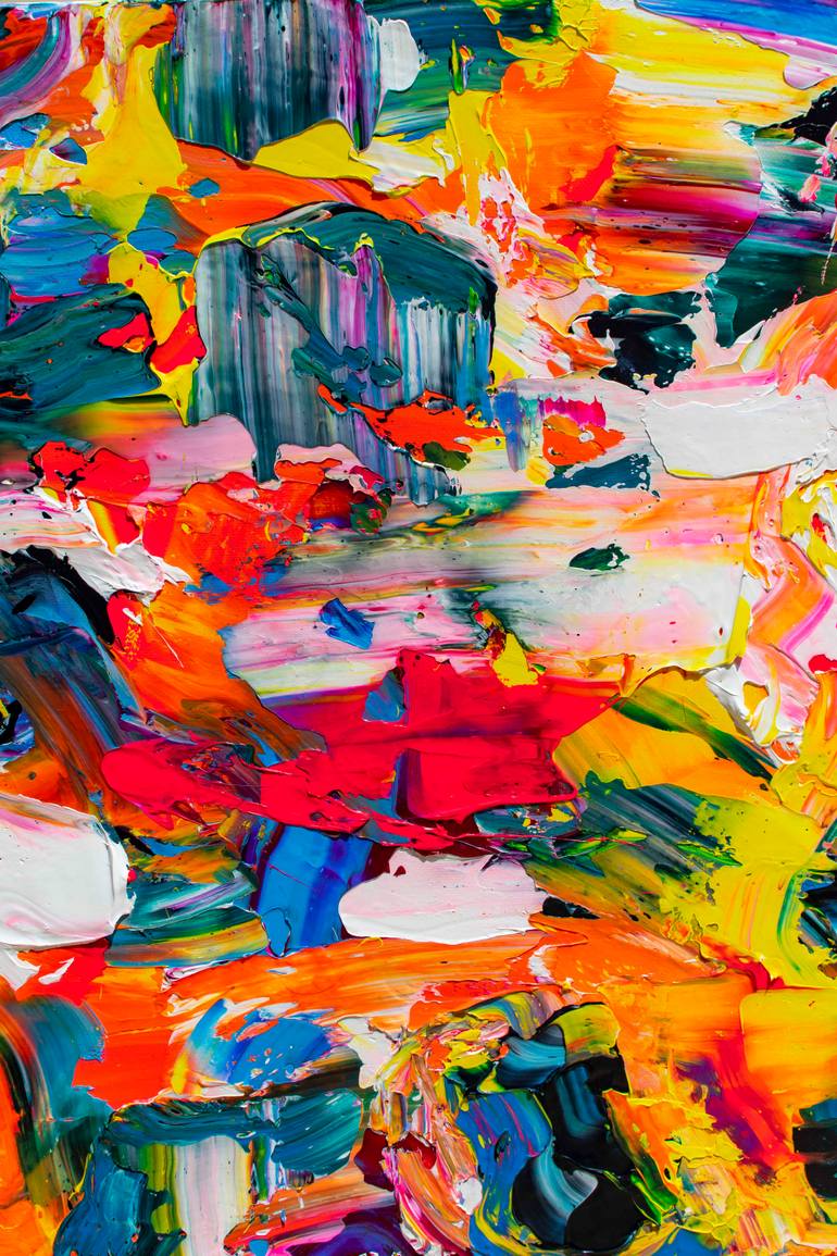 Original Abstract Painting by Tran Tuan